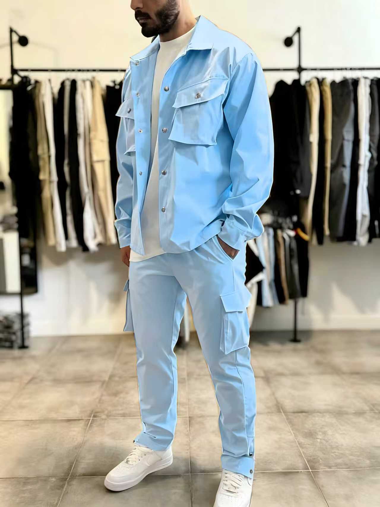 Męska moda, jednolity kolor, o – Mens Fashion Workwear recenzja i cena