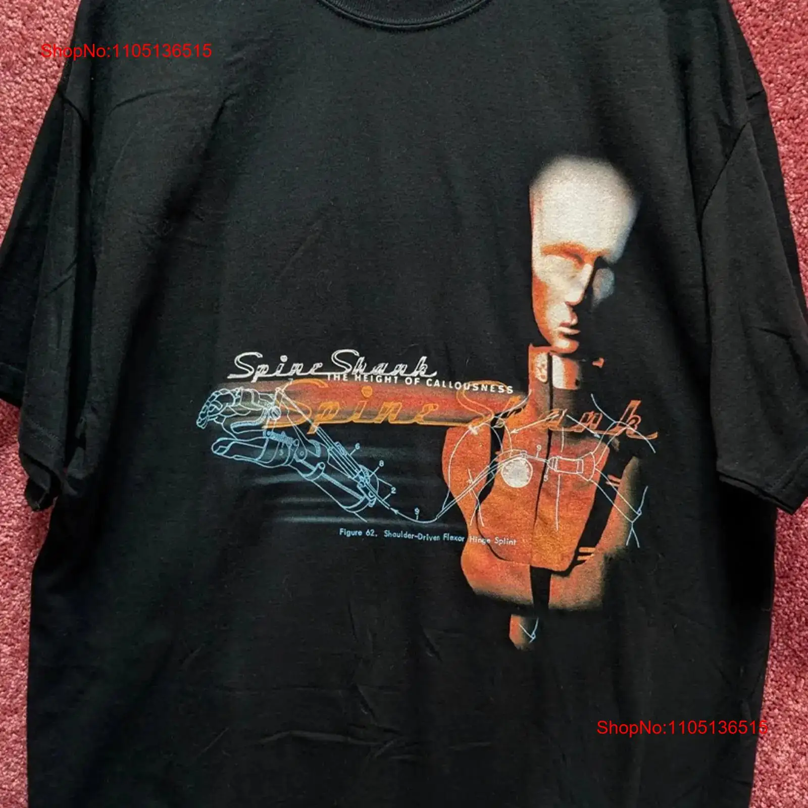 Koszulka Spineshank the Height – Mens Fashion Black Shirt recenzja i cena