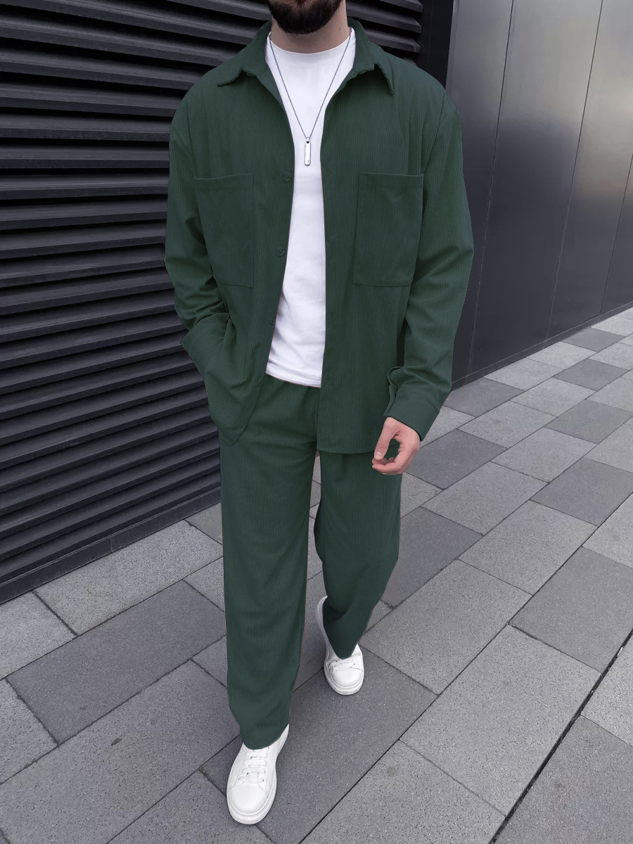 Męski dwuczęściowy zestaw z tk – Men'S Fashion Essentials recenzja i cena