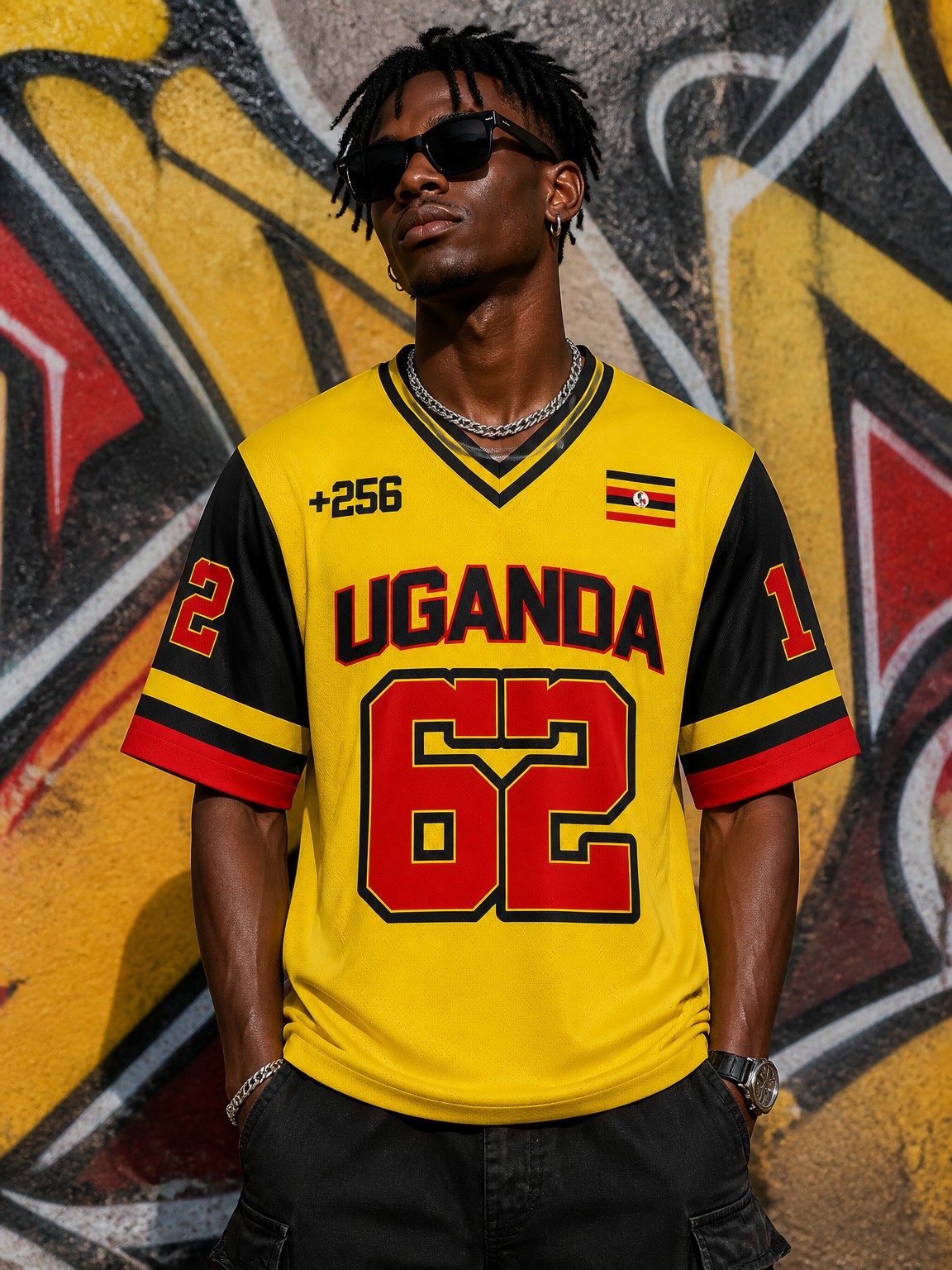 Koszulka z satyny z dekoltem w – Men Fashion Uganda recenzja i cena