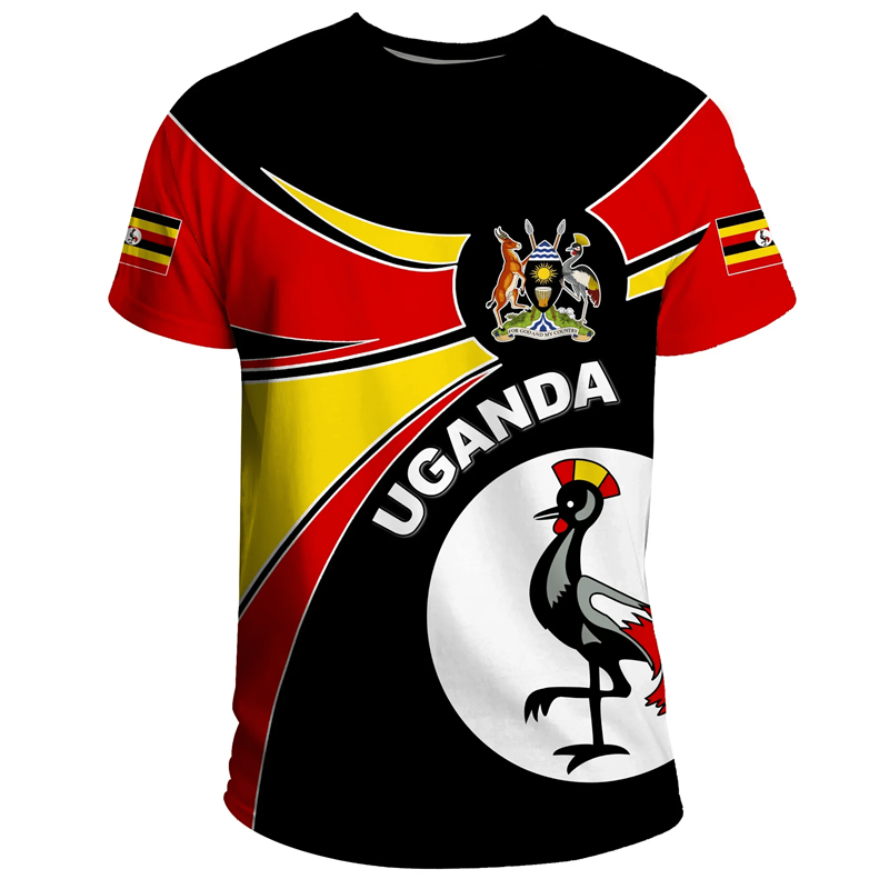 Modna koszulka Uganda z nadruk – Men Fashion Uganda recenzja i cena