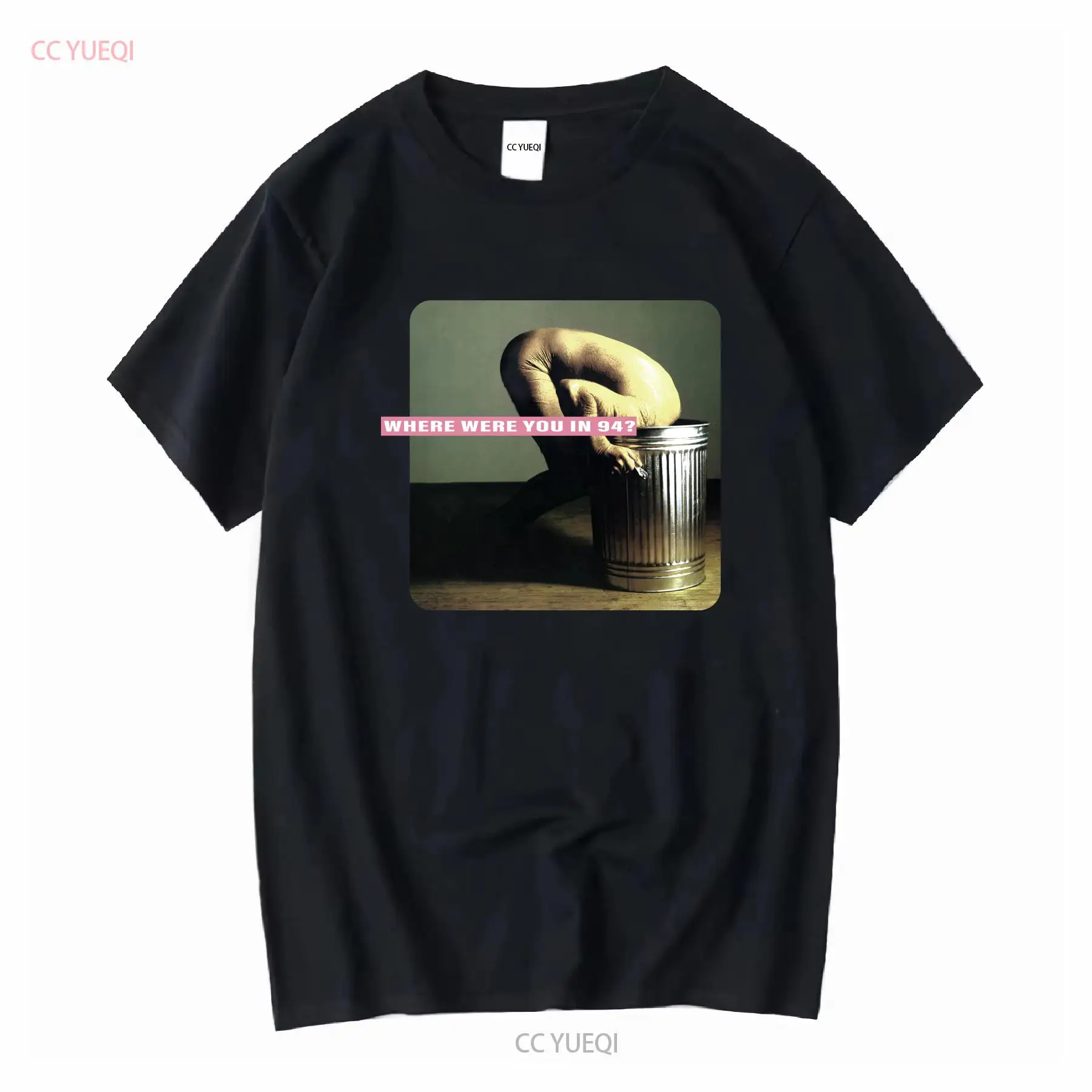 Vtg Therapy Band Troublegum He – Mens Fashion Black Shirt recenzja i cena