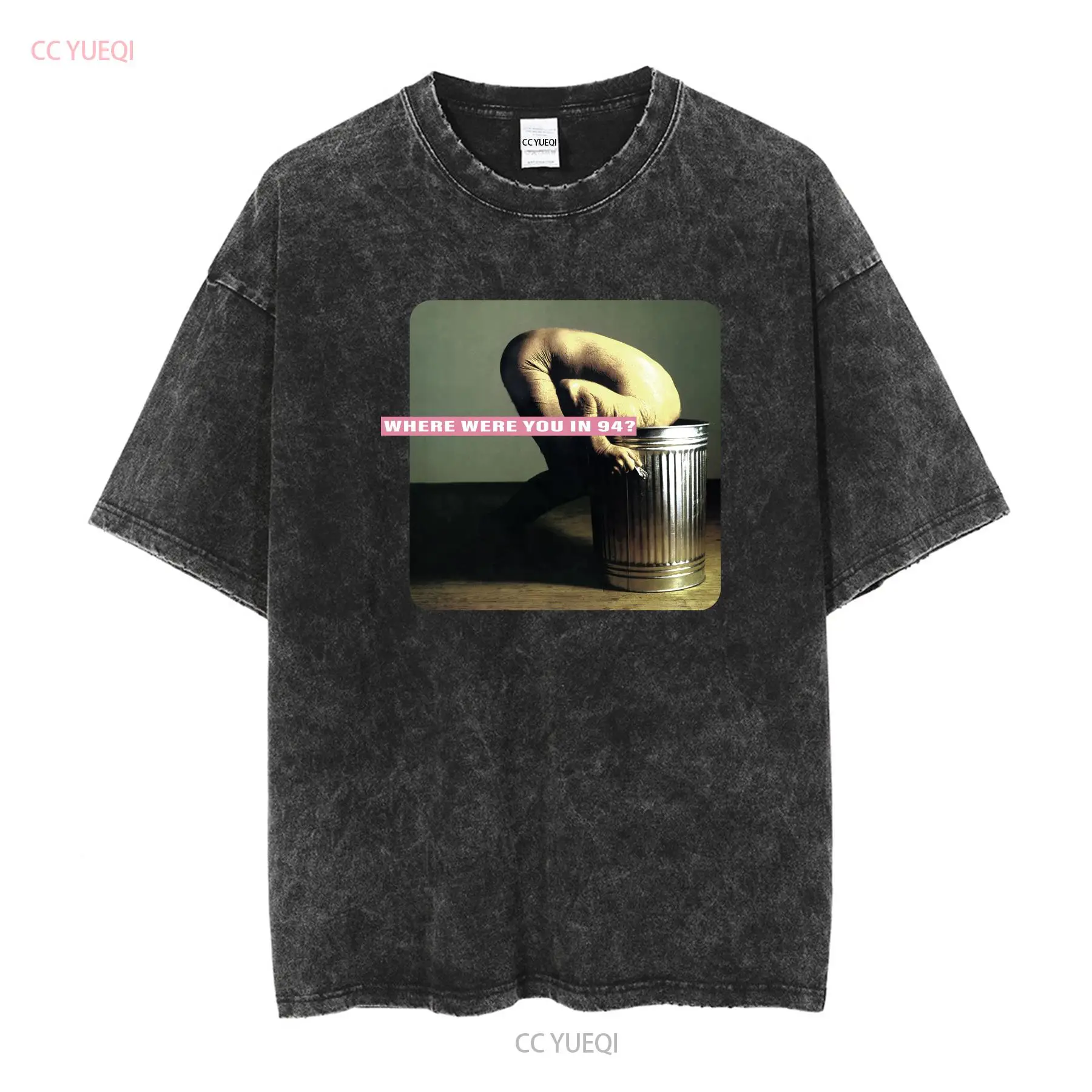 Vtg Therapy Band Troublegum He – Mens Fashion Black Shirt recenzja i cena