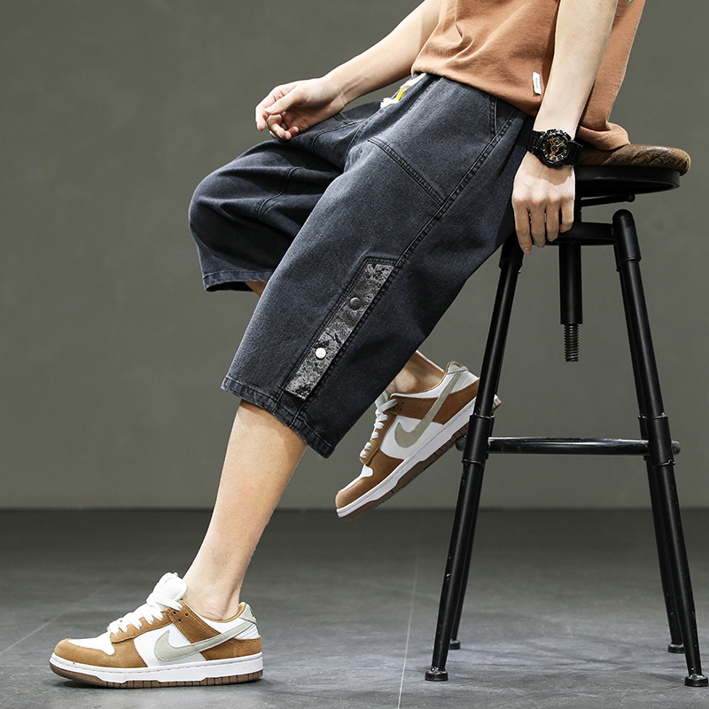Męskie dżinsowe bermudy 3/4 dł – Men'S Fashion With Baggy Jeans recenzja i cena
