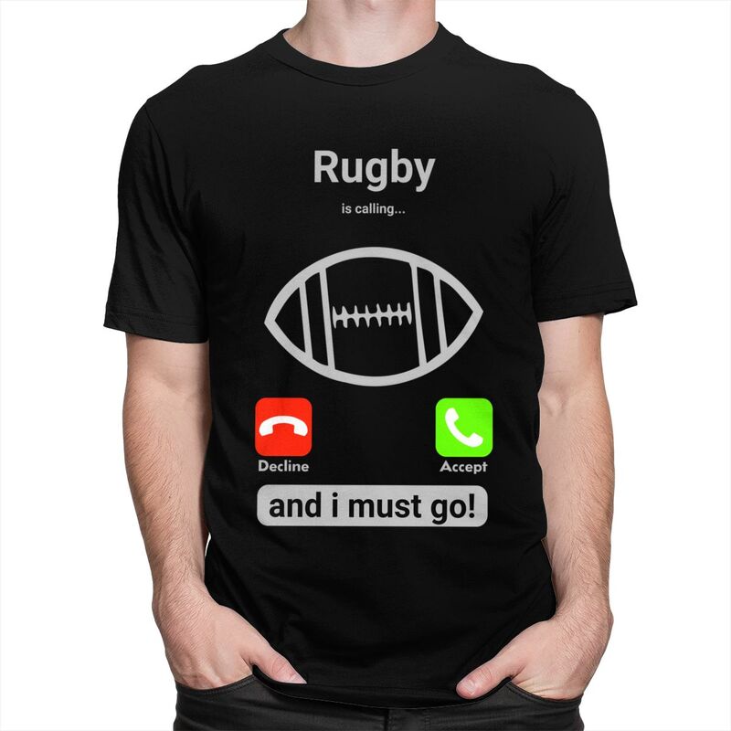 Koszulka Rugby Is Calling And  – Mens Fashion Rugby Shirts recenzja i cena