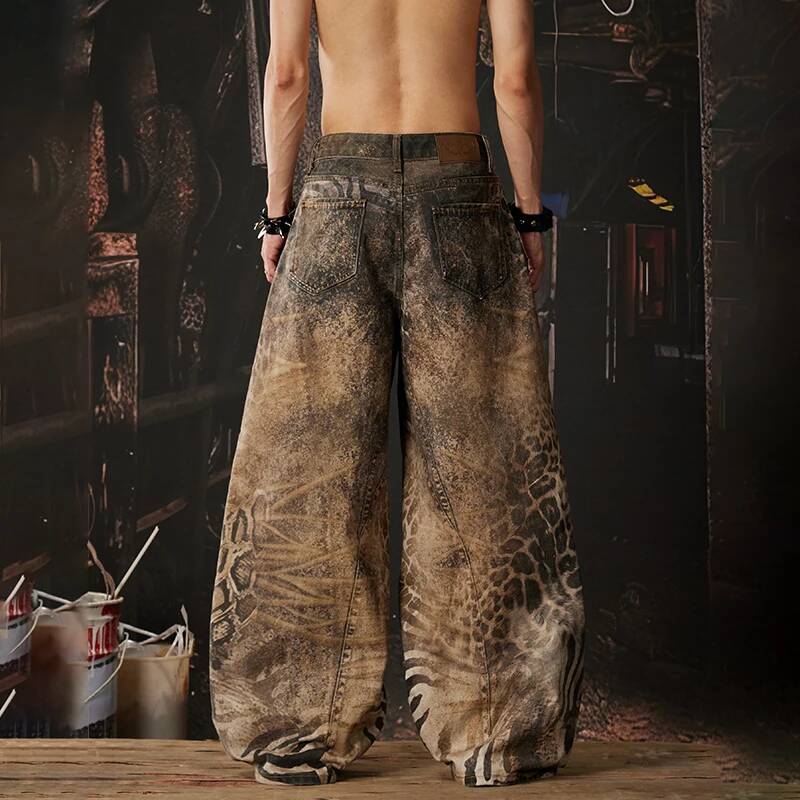 LUZHEN 2026 Nowe Oryginalne Je – Men'S Fashion With Baggy Jeans recenzja i cena