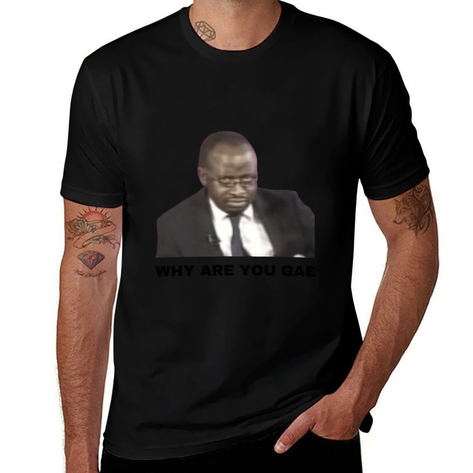Koszulka z memem Why Are You G – Men Fashion Uganda recenzja i cena