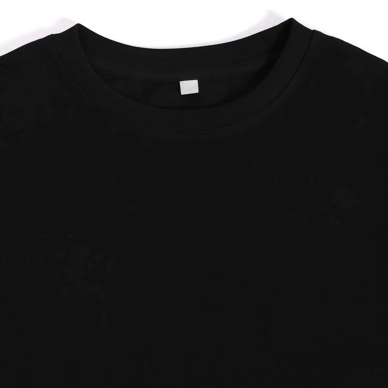 Koszulka golfowa z bawełny 100 – Mens Fashion Black Shirt recenzja i cena