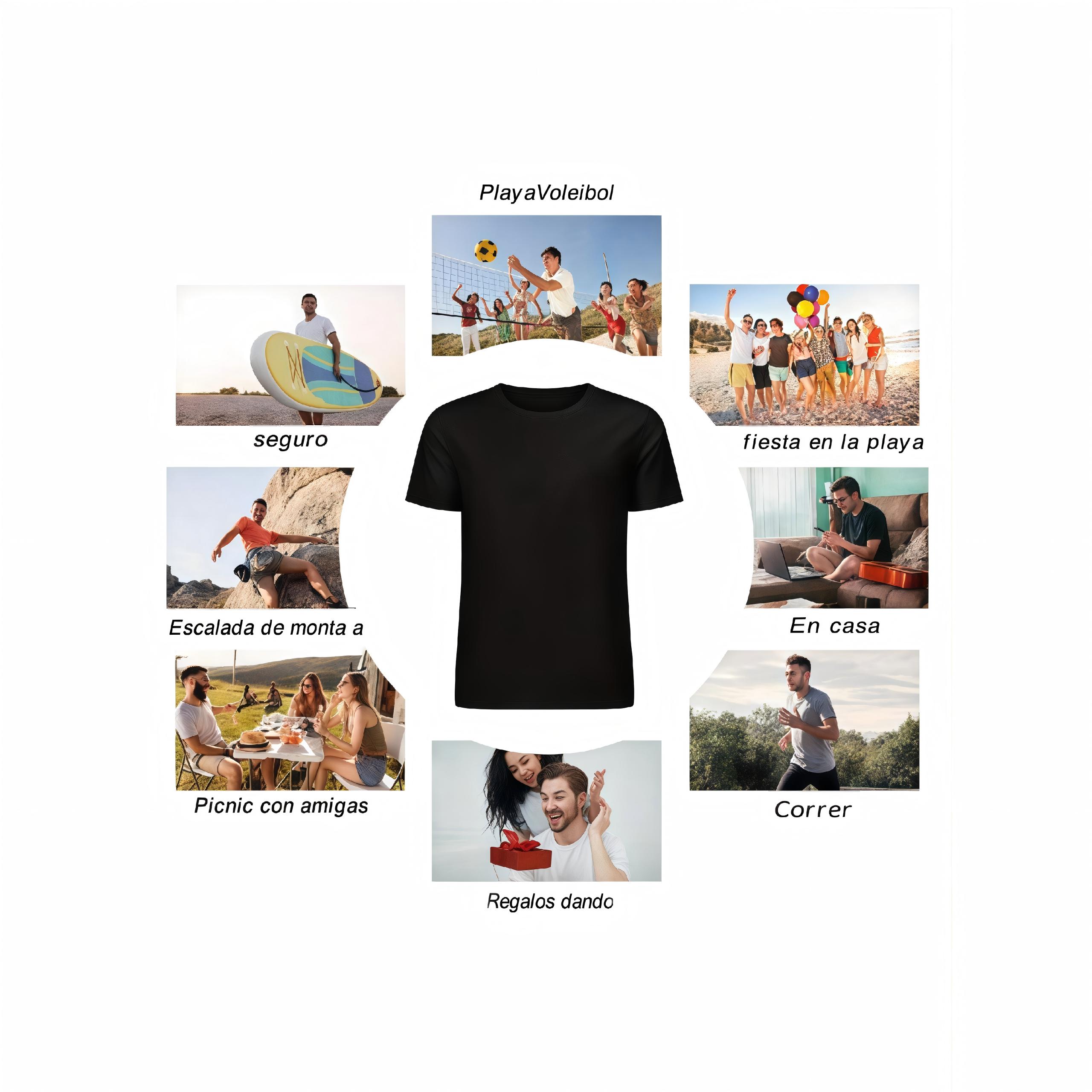 Koszulka golfowa z bawełny 100 – Mens Fashion Black Shirt recenzja i cena