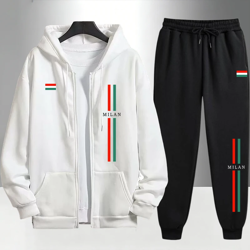 Męski zestaw z nadrukiem Włoch – Mens Fashion Urban recenzja i cena