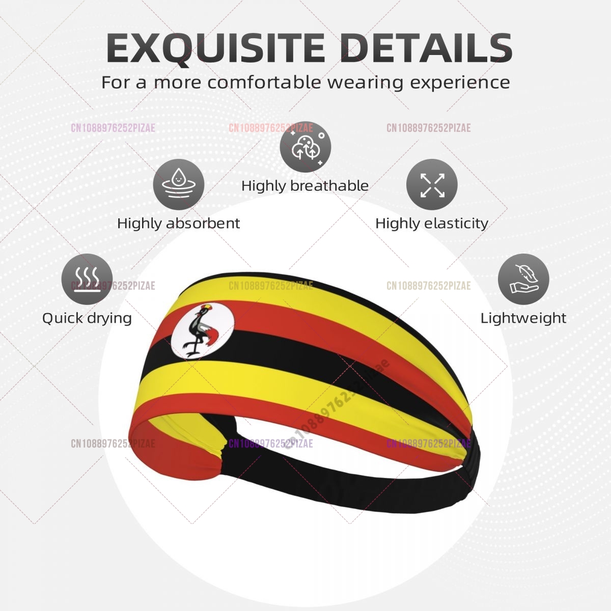 Opaski na głowę z flagą Ugandy – Men Fashion Uganda recenzja i cena